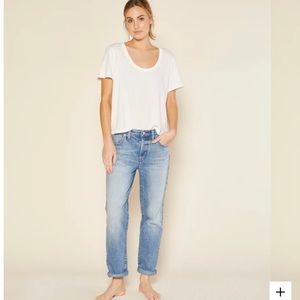 Outerknown sunny scoop neck tee
